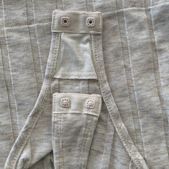 FREE PEOPLE RIBBED SQUARE NECK BODYSUIT - Picture 10 of 11